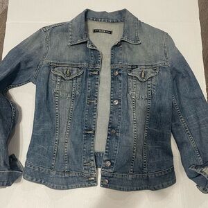 GAS blue Jeans Denim jacket size :Small  %100 cotton